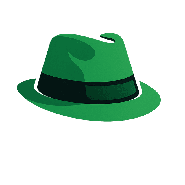 Black hat representing fractional CISO services